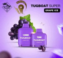 Load image into Gallery viewer, Tugboat (50mg) Super 12000 Puff Cartridges