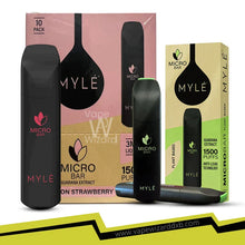 Load image into Gallery viewer, MYLE Micro Bar 0% 1500 Puff Disposable