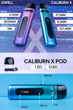 Load image into Gallery viewer, Uwell - Caliburn X Pod Kit 850mAh