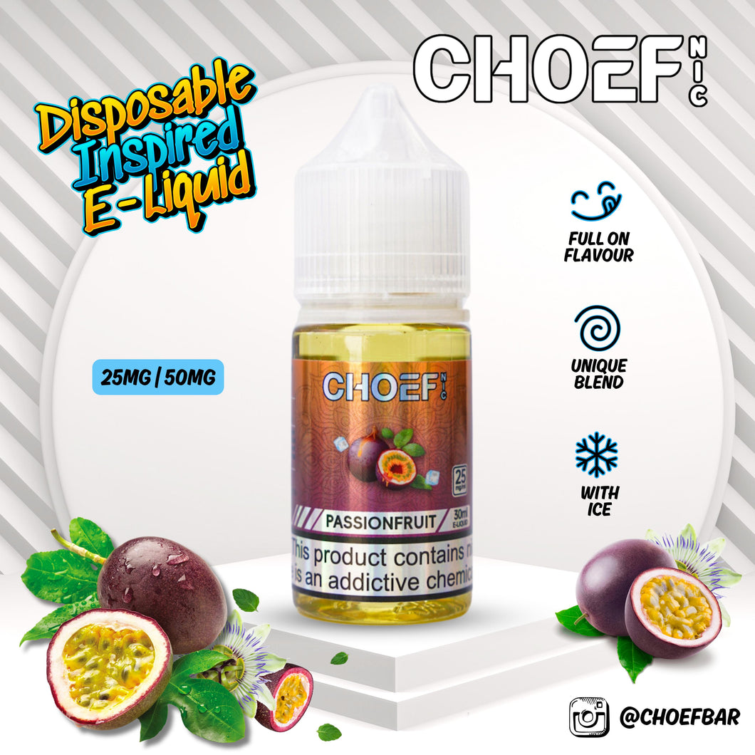Choef Nic - Passionfruit Nic Salt, 30ml