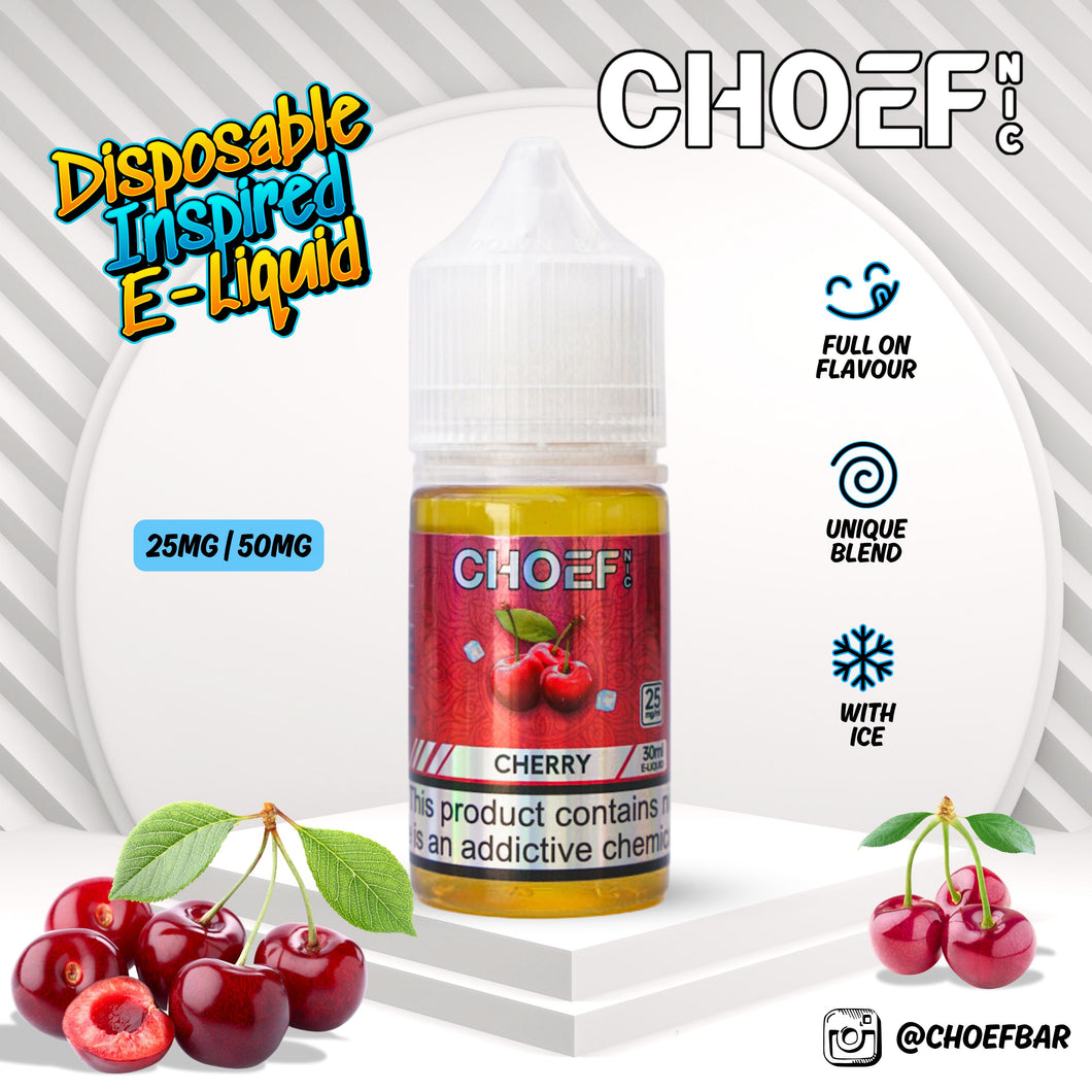 Choef Nic - Cherry Nic Salt, 30ml