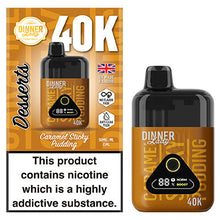 Load image into Gallery viewer, Dinner Lady Dessert 40 000 Puff Disposable 5%/50mg
