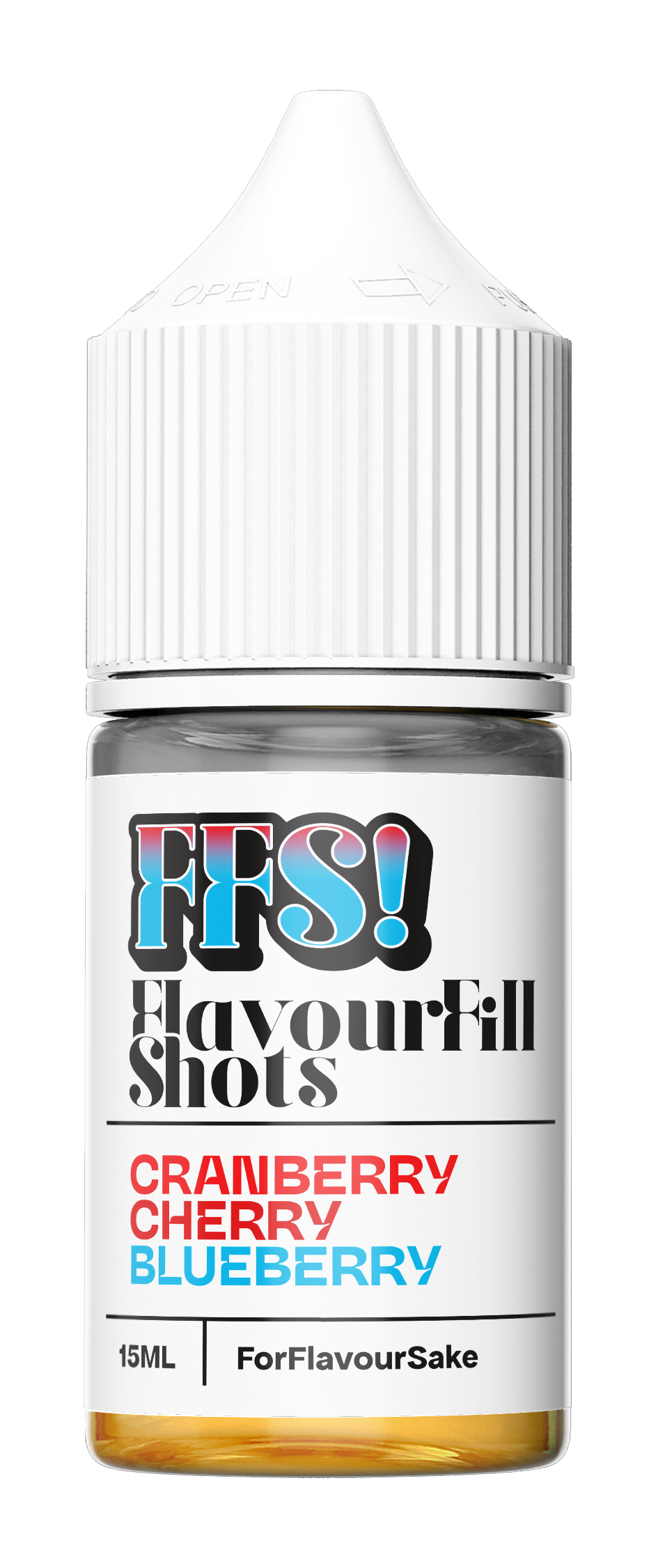 FlavourFill Shots LONGFILL- FFS! Cranberry Cherry Blueberry Salt/MTL 30ML