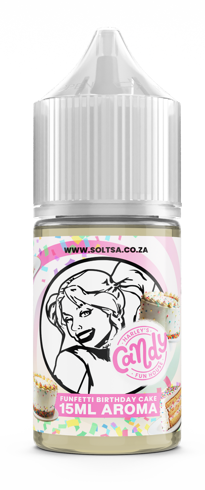 SOLT LONGFILL - Funfetti Birthday Cake  MTL/Salt 30ML