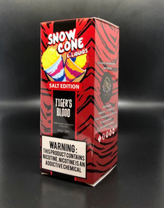 Vape Republic - Snow Cone Tigers Blood Salt Nic, 30ml