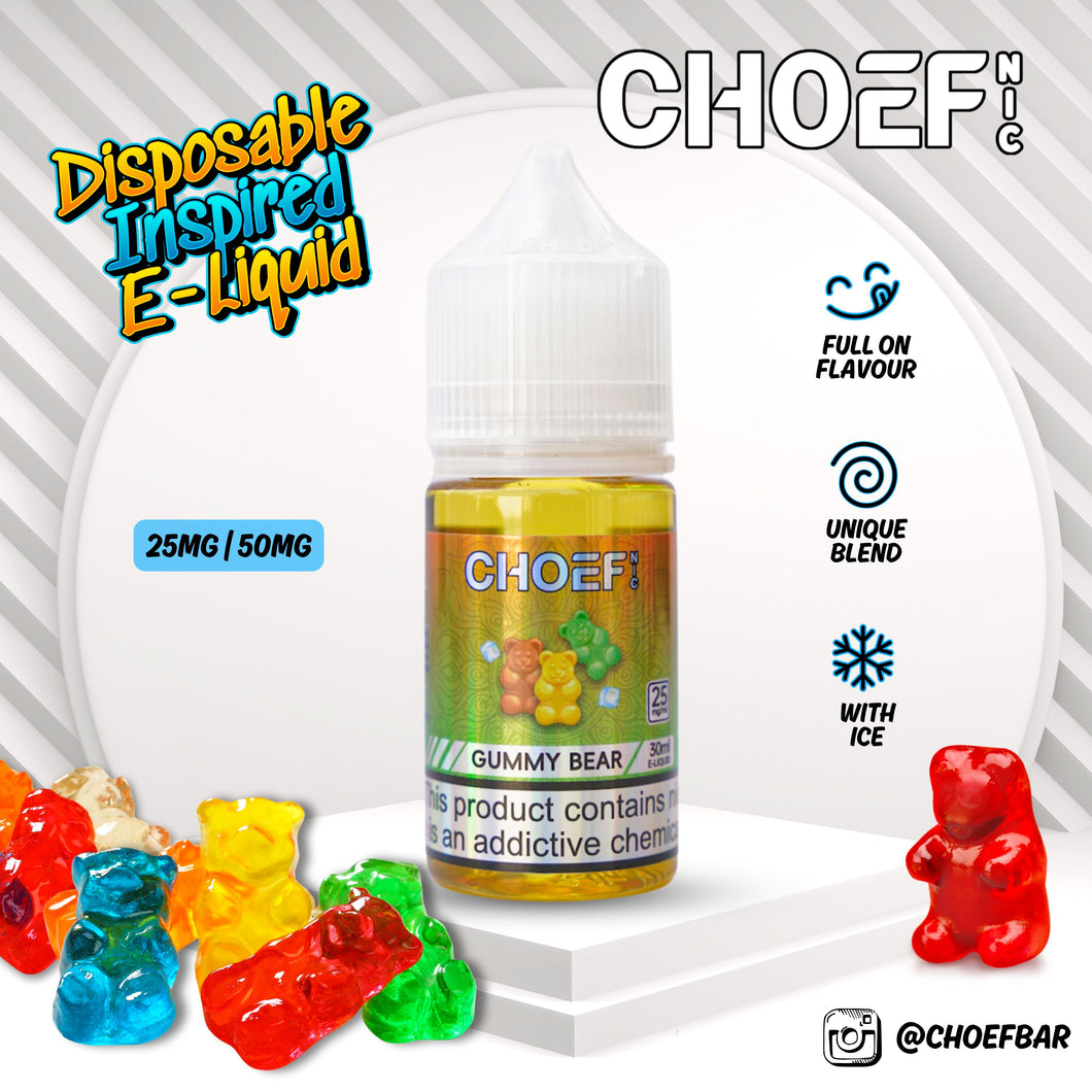 Choef Nic - Gummy Bear Nic Salt, 30ml