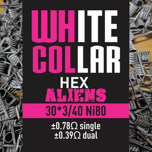 White Collar Coils - Hex Aliens 0.39 (Pink)