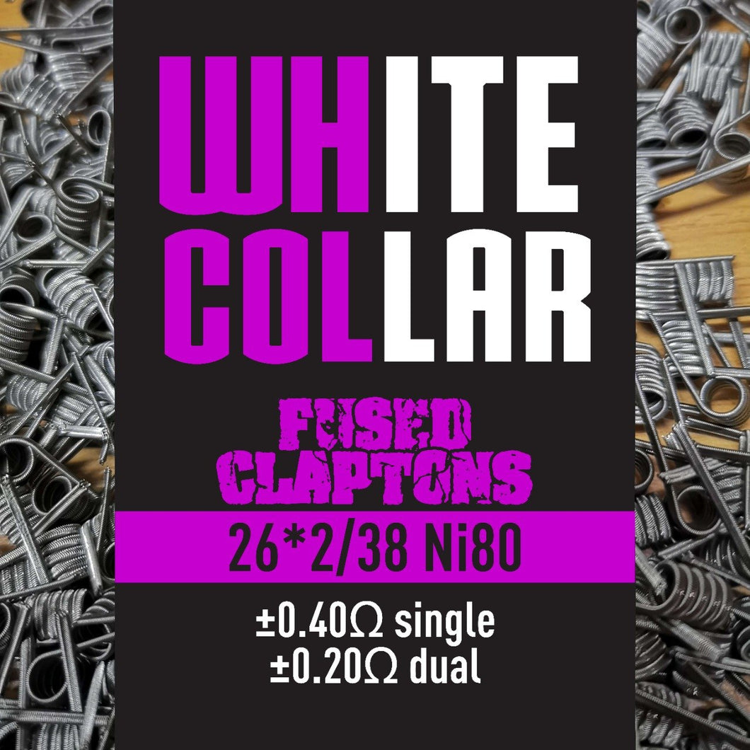 White Collar Coils - Fused Claptons (Purple)