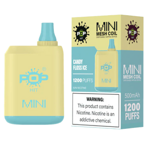 Pop Hit Mini 1200 Puffs Disposable, 50MG