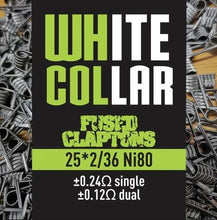 Load image into Gallery viewer, White Collar Coils - Fused Claptons 0.12 (Green)
