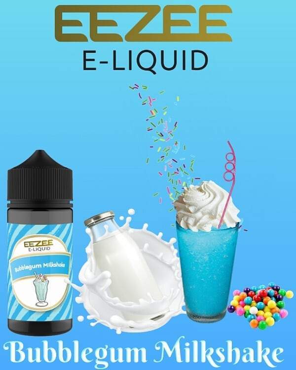 Eezee E-Liquid - Bubblegum Milkshake 100ml