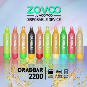 Zovoo DragbBar - 2200 Puff 50mg Rechargeable Disposable