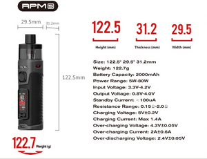 Smok - RPM5 Pod Kit, 2000mAh 6.5ml